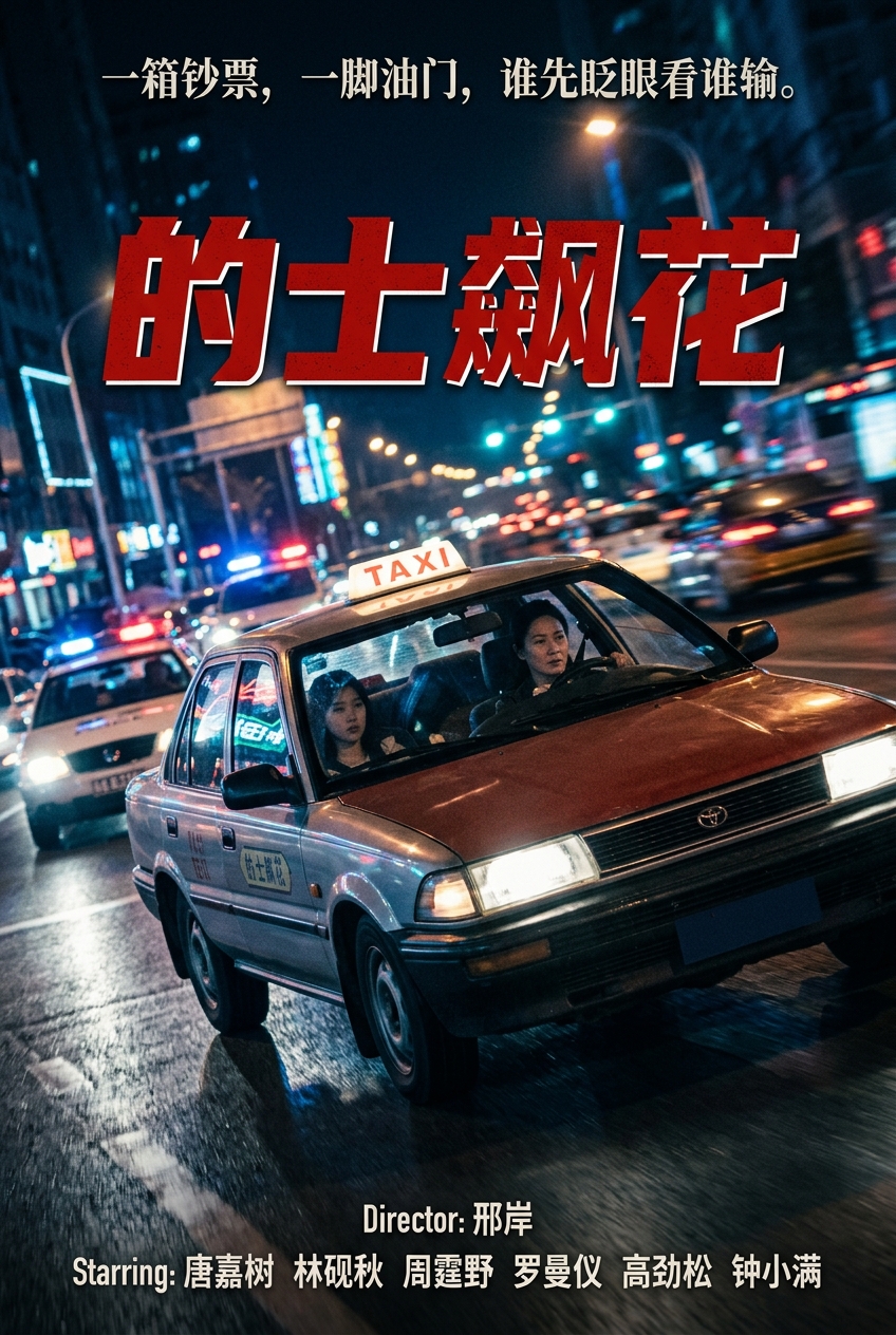 《的士飙花》海报